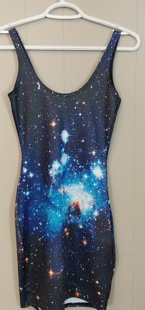 NWT Blackmilk Galaxy Blue Dress